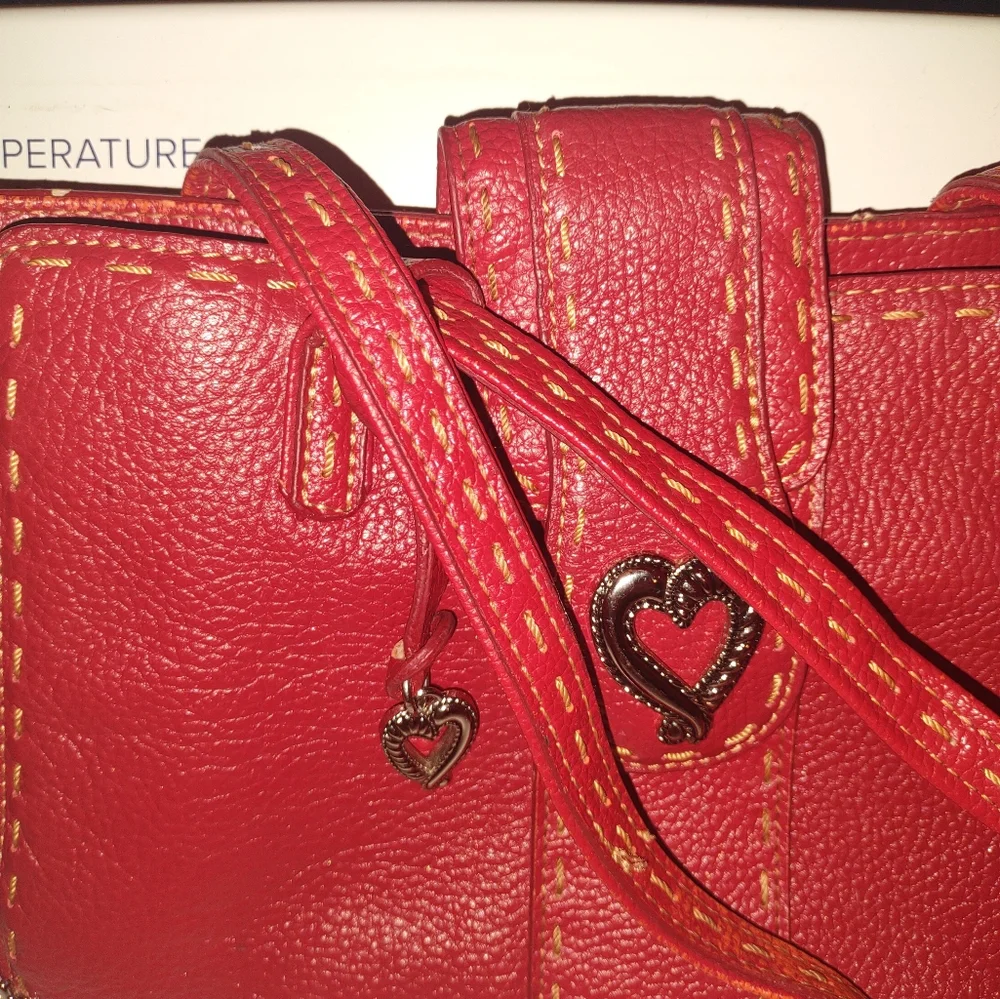 Woman's M.C Marc Chantel Red Hand bag‎